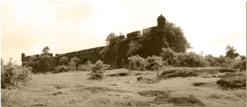 The Corjuem Fort facade