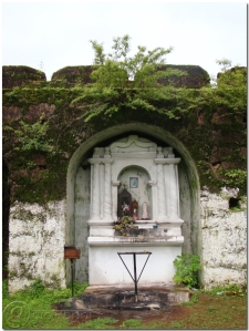 The Chapel within the fort wall